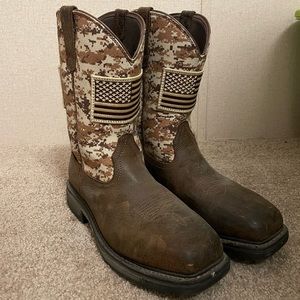 Men’s Ariat steel toe boots